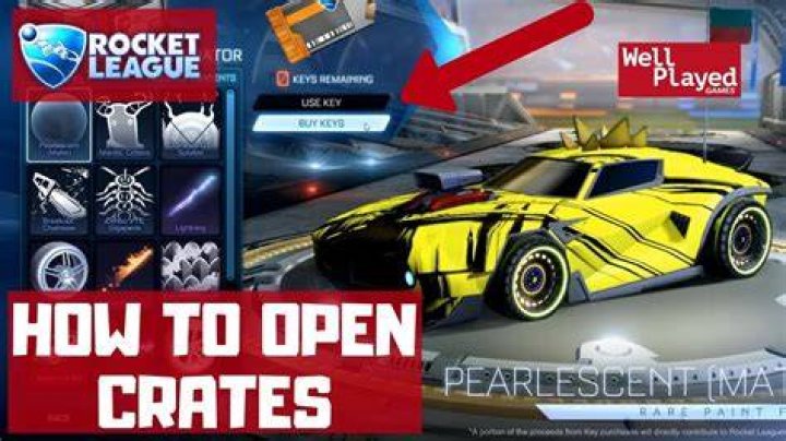 Are rocket league crates?