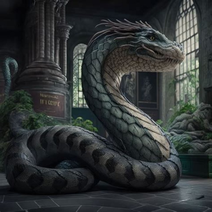 Did harry potter get bit by the basilisk?