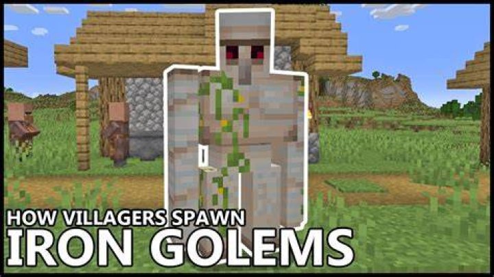 How iron golem spawn?