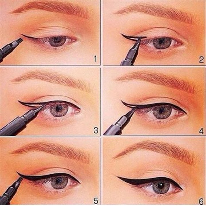 How to do the winged eyeliner?