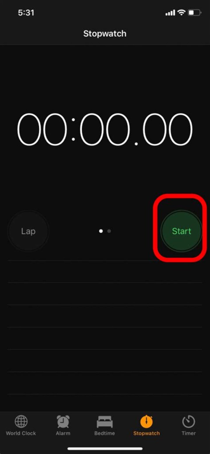 How to exit stopwatch on apple watch?