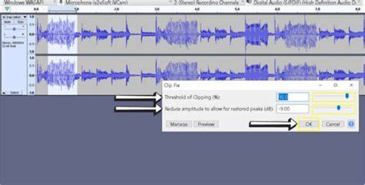 How to fix garbled audio in audacity?