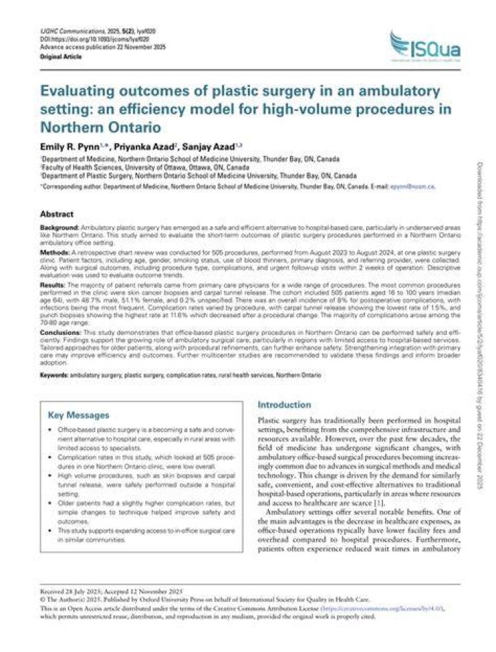 In an ambulatory setting?