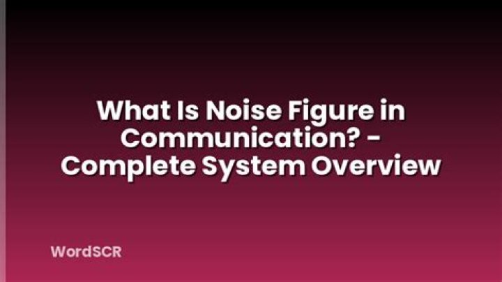 In communication what is noise?