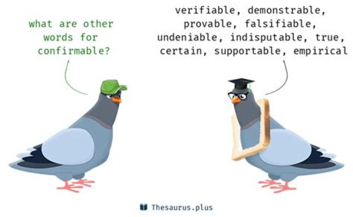 Is confirmable a real word?