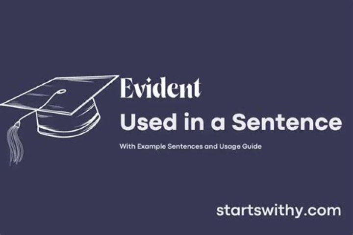 Were evident in a sentence?