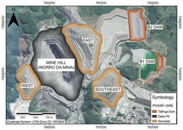 What are stockpiles in mining?