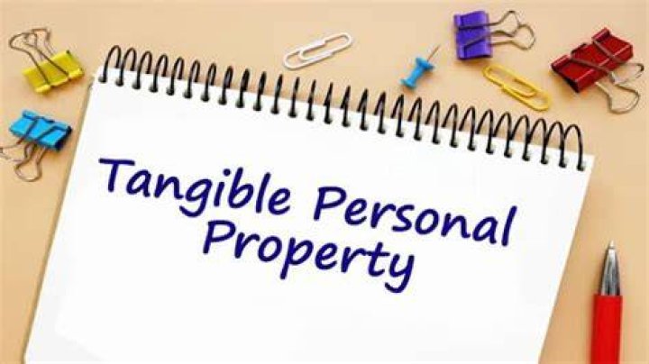 What constitutes tangible personal property?