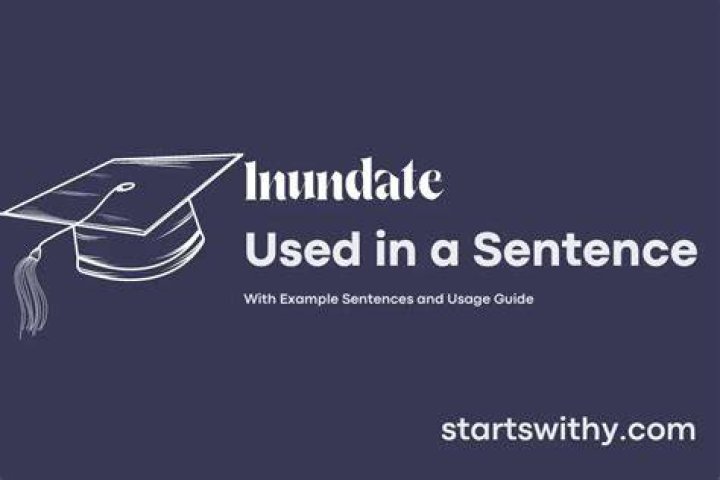 When to use inundate?