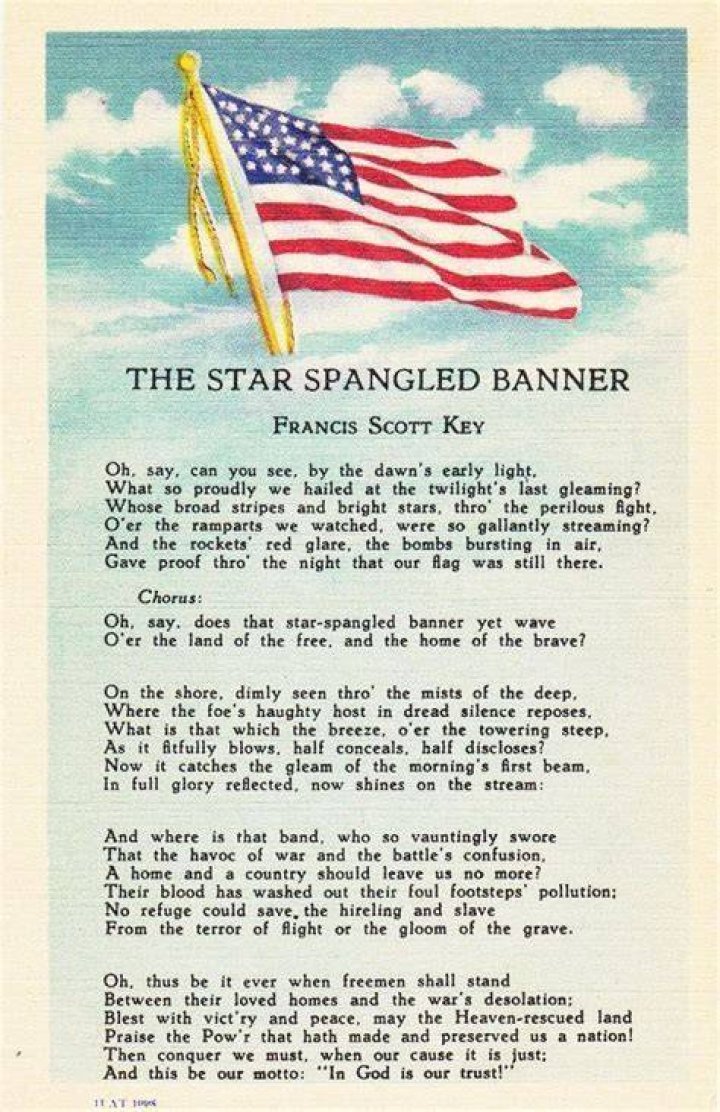 When was the star spangled banner?