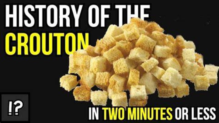 When were croutons invented?