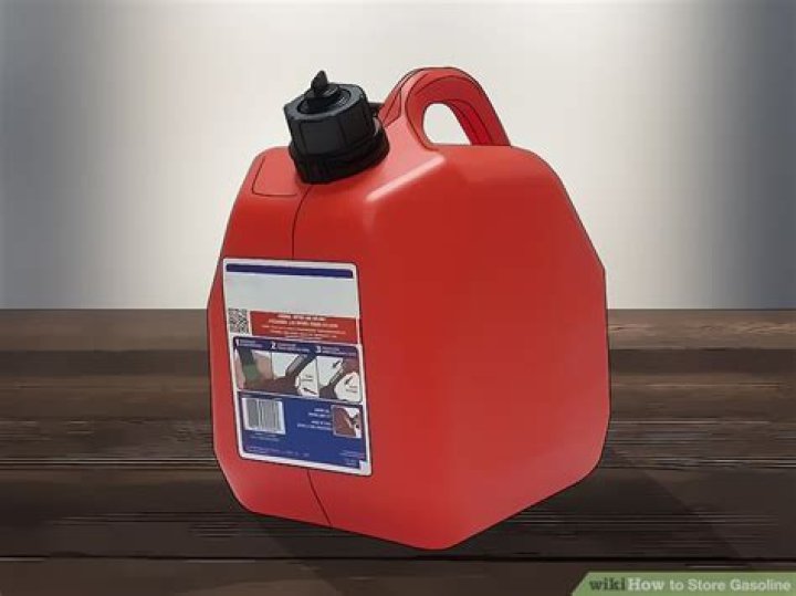Where to store gasoline can?