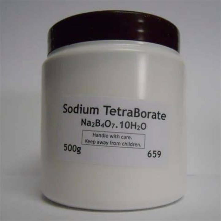 Which is sodium tetraborate?