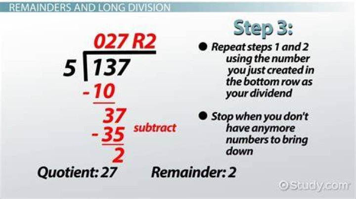 Who do you spell remainder?
