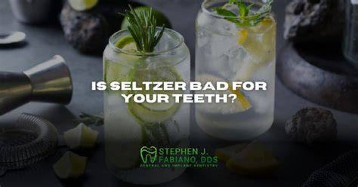 Why is seltzer bad for your teeth?