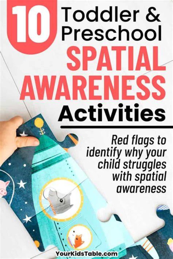 Why is spatial awareness important for preschoolers?