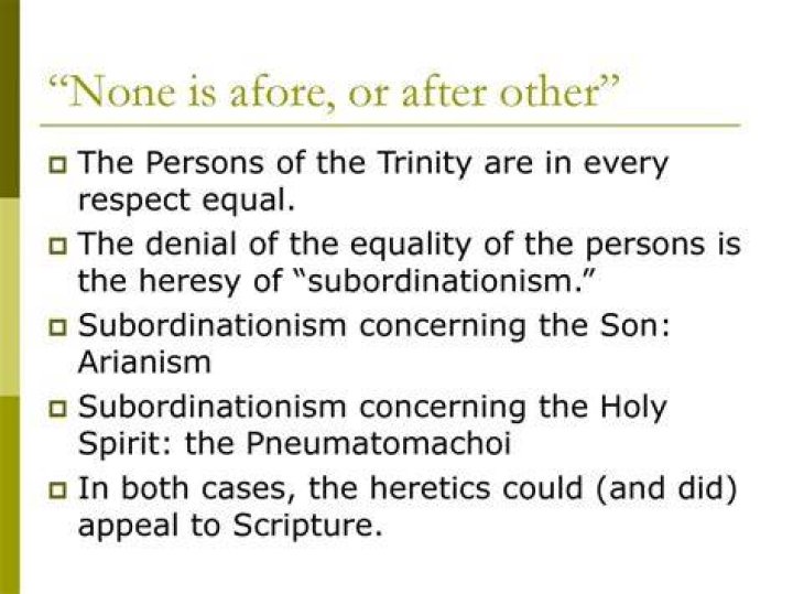 Why is subordinationism important?