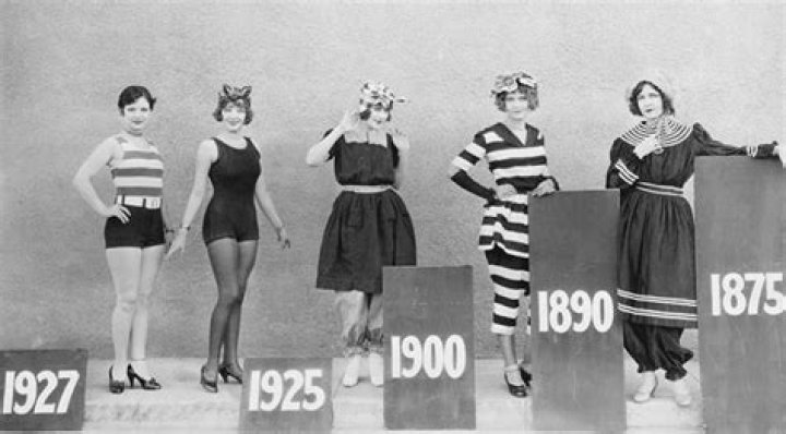 Why was the two piece bathing suit invented?